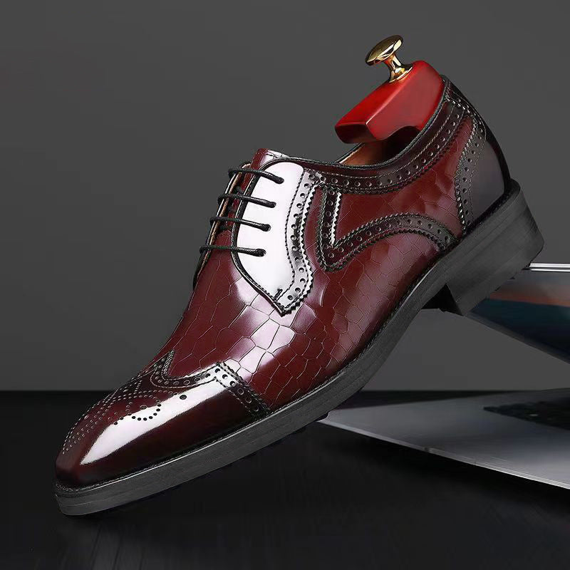 Brogue Oxford Men's Shoes Japanese Style