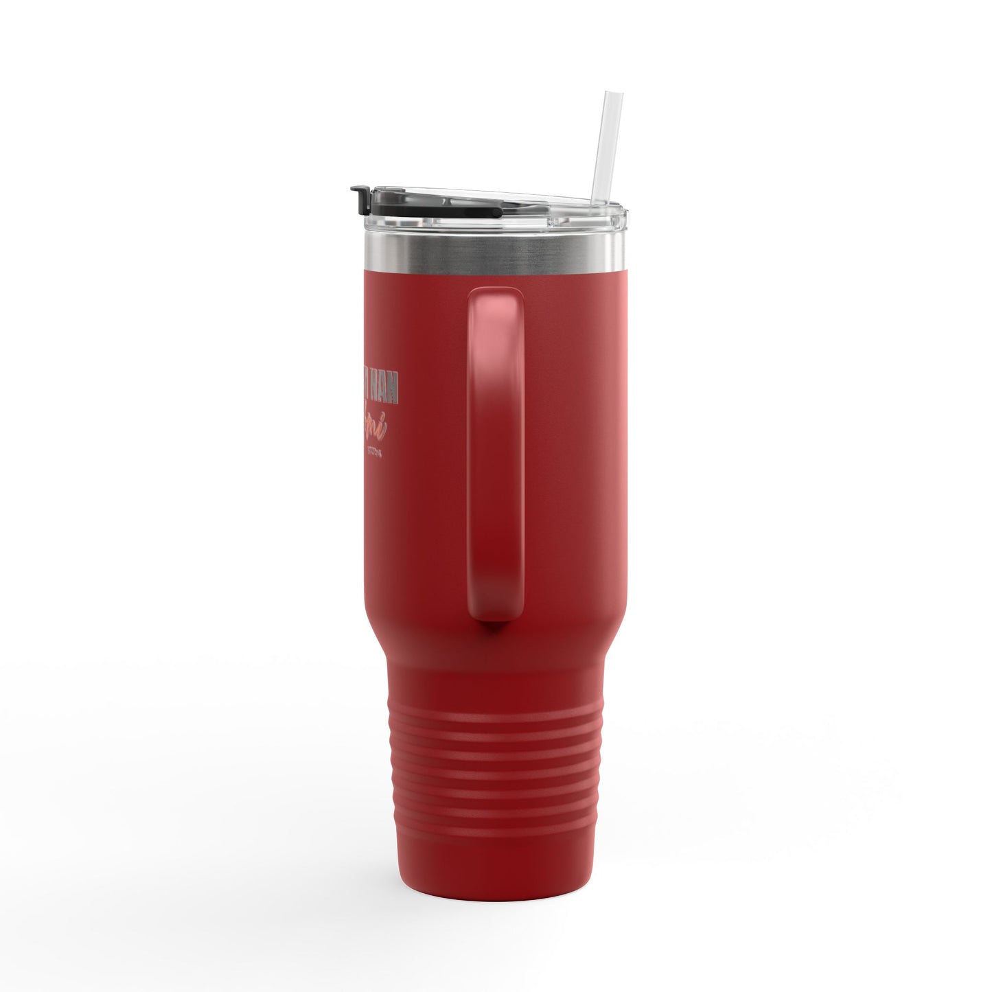 40oz Insulated Travel Mug "Bondye m nan pap Domi"