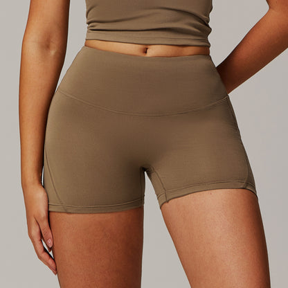 Polyester Tight Yoga Shorts