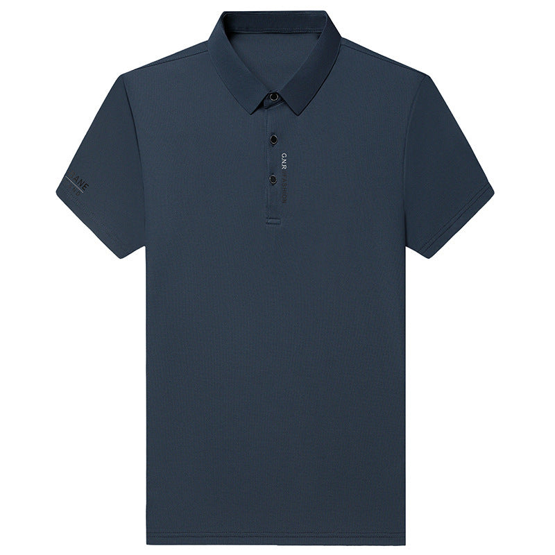 Waffle Short Sleeve Polo T-Shirt