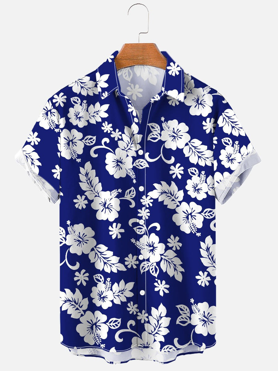 Summer Flower Pattern Seaside Shirt