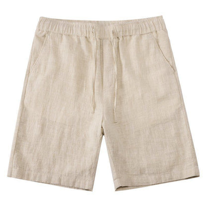 Loose Straight Light Cotton Linen Men's Shorts
