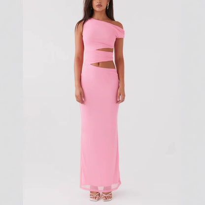 Women's Hollow-out Midriff Sheath Dress