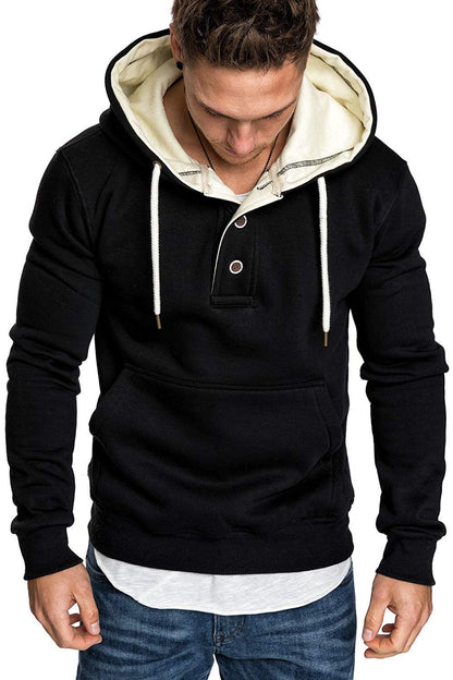 Patchwork men hoodie