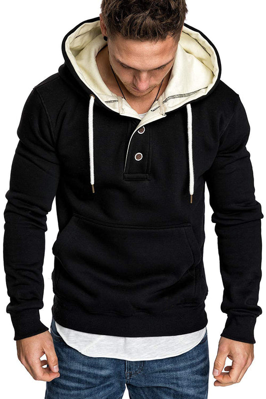 Patchwork men hoodie