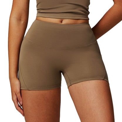 Polyester Tight Yoga Shorts