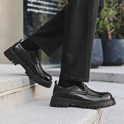 Men's Thick-soled Height-increasing Leather Shoes