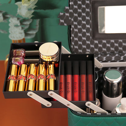 Large Capacity Portable Cosmetics Storage