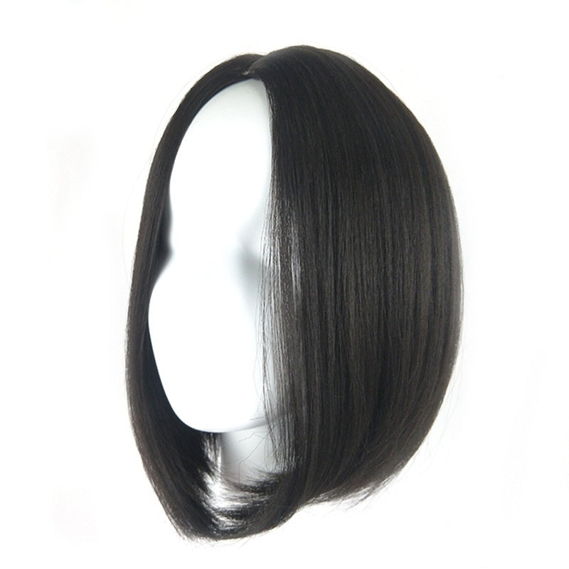 Wig Women Short Human Hair Wigs Brazilian Black