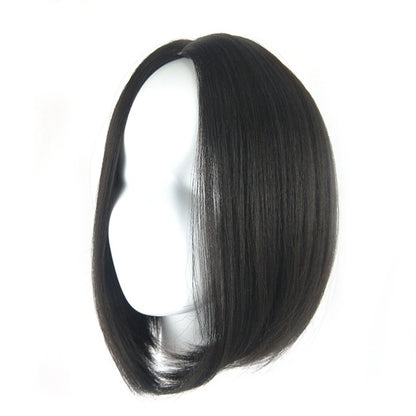 Wig Women Short Human Hair Wigs Brazilian Black
