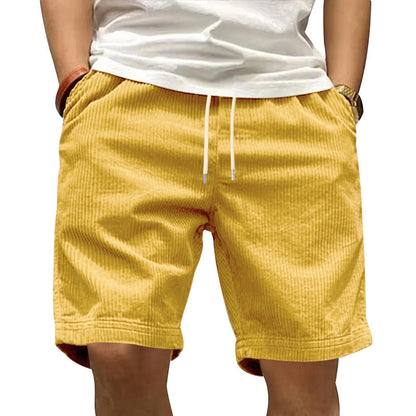 Men's All-matching Thin Corduroy Shorts