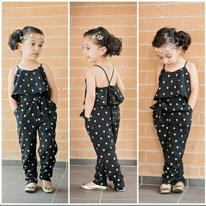 Fashion Kids Girls Clothing Sets Cotton Sleeveless