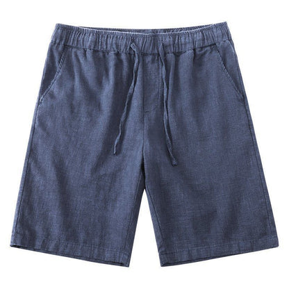 Loose Straight Light Cotton Linen Men's Shorts