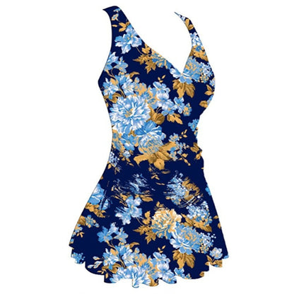 Women's Plus Size Cherry One-piece Swimsuit Dress