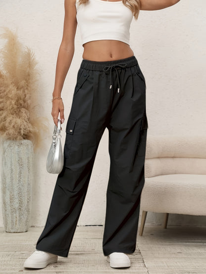 American Trousers High Waist Wide-leg Overalls