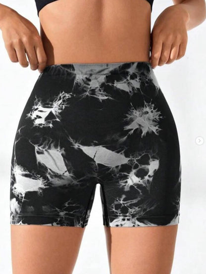Women's Tie Dye High Waist Fitness