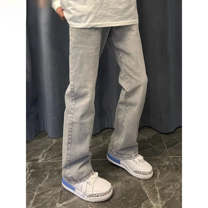 Male Straight-leg Denim Jeans