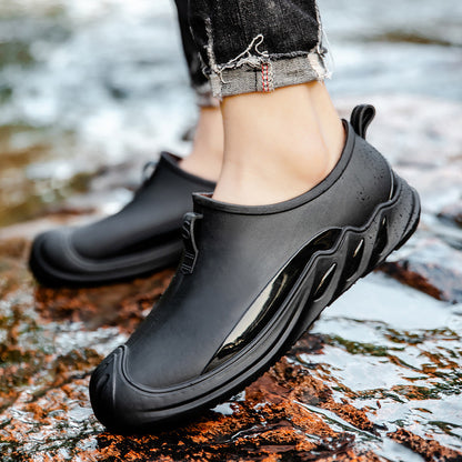 Men's Fashion Rain Boots Short