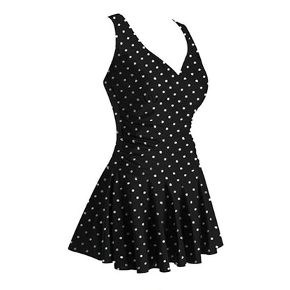 Women's Plus Size Cherry One-piece Swimsuit Dress