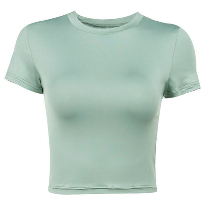 Slim Short-sleeved Women Tops