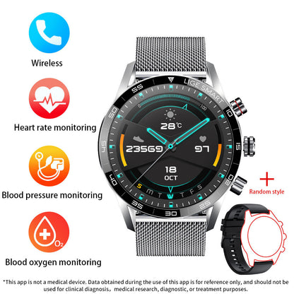 Smart Blood Pressure Heart Rate Bluetooth Watch