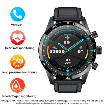Smart Blood Pressure Heart Rate Bluetooth Watch