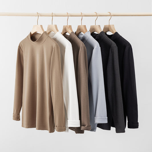 Pullover Stand Collar Boys Undershirt