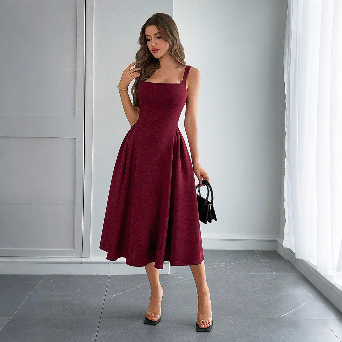 Leisure Simple Camisole Dress