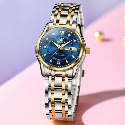 Roman Scale Fashion Quartz Watch Waterproof