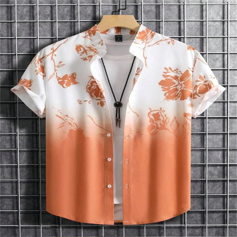 Hawaii Beach Shirt Short Sleeve