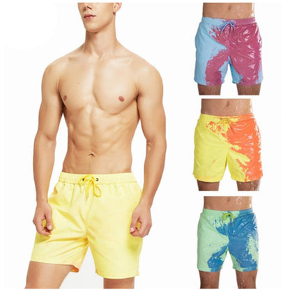 Magical Change Color Beach Shorts Summer