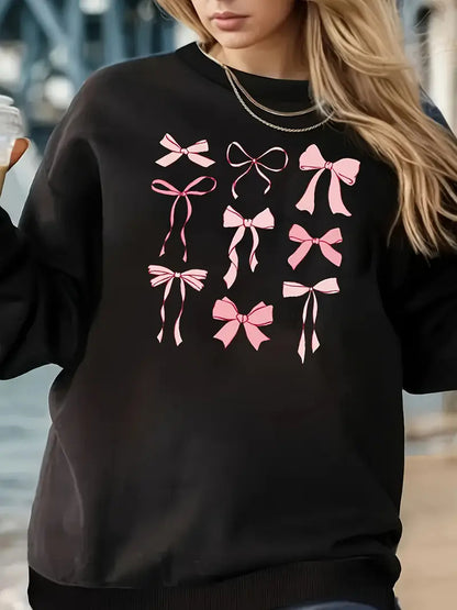 Ladie's Long Sleeve Crew Neck Sweatshirts