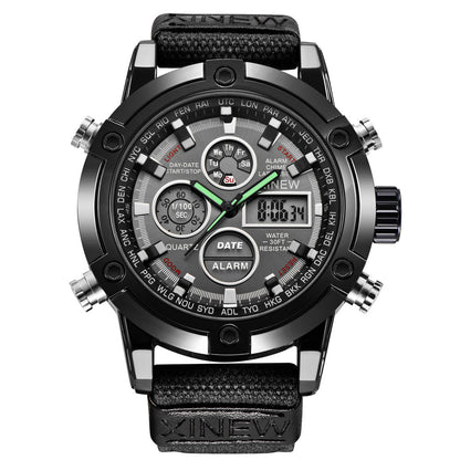 Men's Fashion Belt Multi-functional Watch