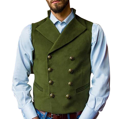 Men's double-breasted vest