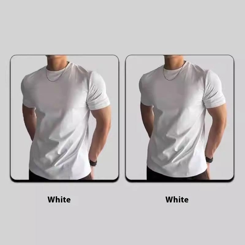 Nice Closed Short-sleeved T-shirt Men