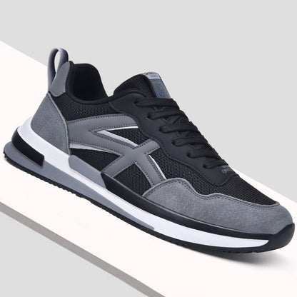 Men's Leather Comfortable Breathable Sneaker
