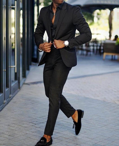 Two-piece Suit With Two Buttons Suit