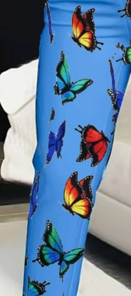 Ladies' Butterfly Pants High Waisted Hollow Out