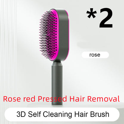 Self Cleaning Hair Brush Hair Loss Airbag Massage