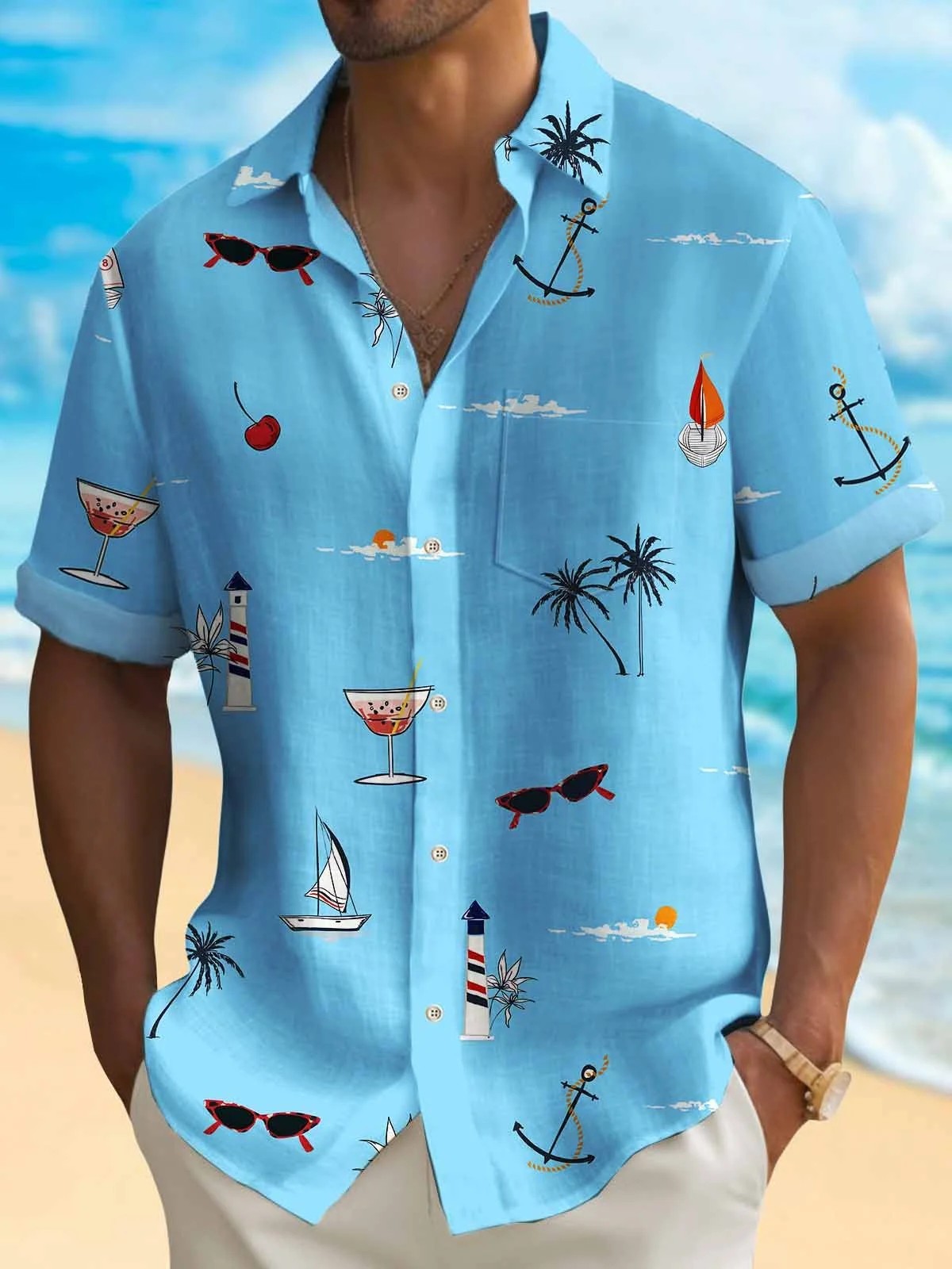 Men's Fashion Hawaiian Shirt