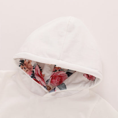 Children's hood flower suit