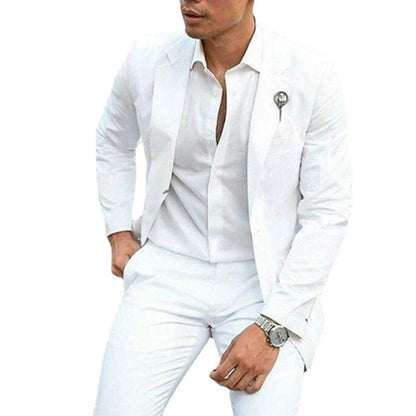 Men's Suit Two-piece Groomsman Clothing