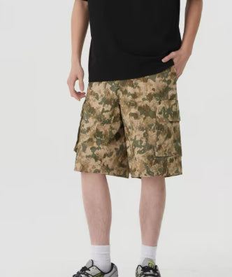 American High Street Pu Shuai Camouflage Shorts