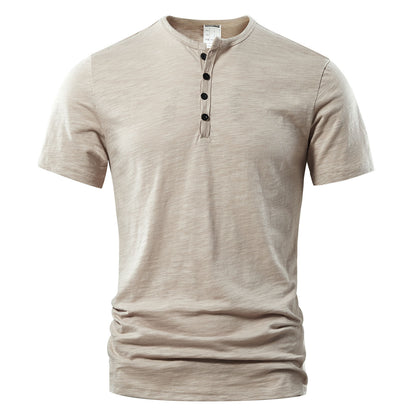 Men's Slub Cotton Short Sleeve