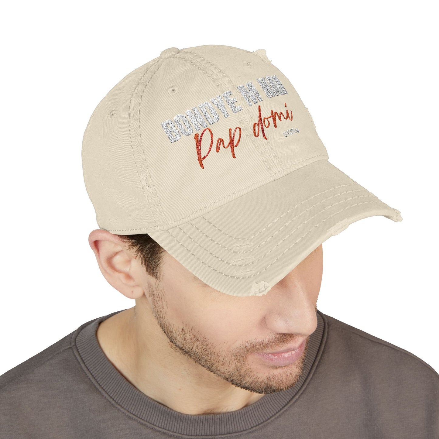 Good Looking Hat "Bondye m nan pap Domi"