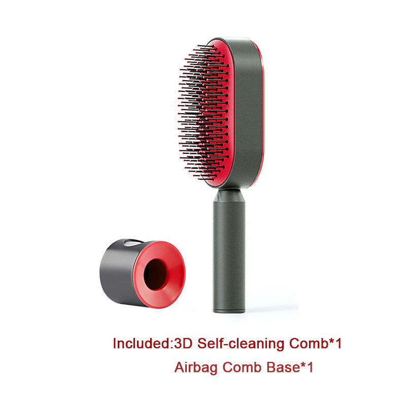 Self Cleaning Hair Brush Hair Loss Airbag Massage