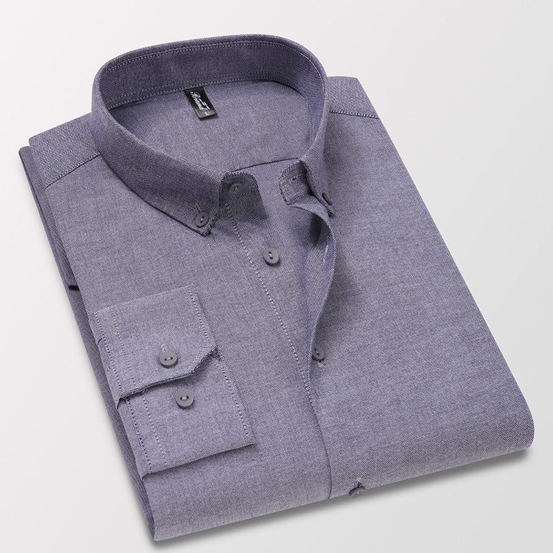 Men's slim-fit lapel shirt