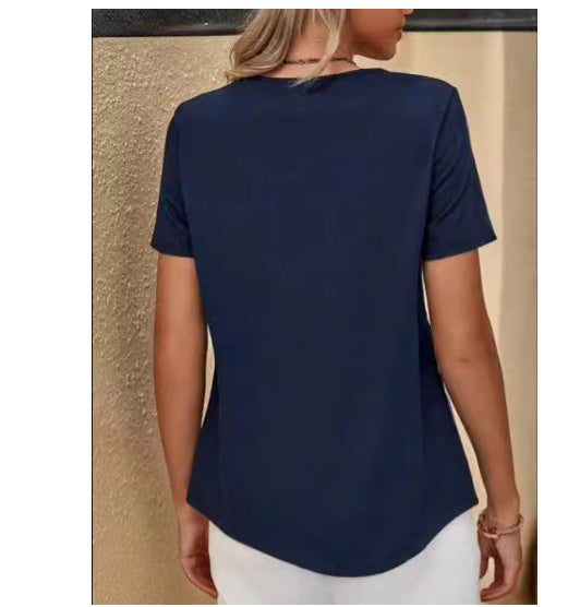 Women's Color Striped T-shirt