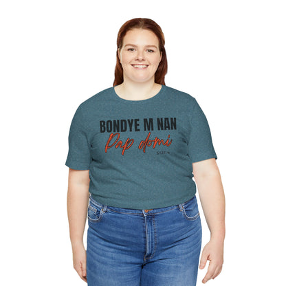 (Black Letters) Faith-Inspired| Bondye M Nan Pap Domi