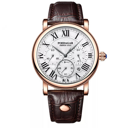 Multifunctional Fashion Quartz Watch thin Belt